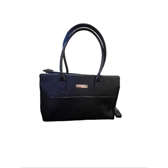 Mary Kay Handbags - Mary Kay Womens Black Large Double Handles Travel Shoulder Consultant Tote Bag